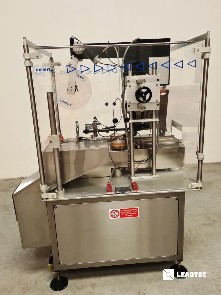 self-adhesive labeling machine for cartons corima ef 02